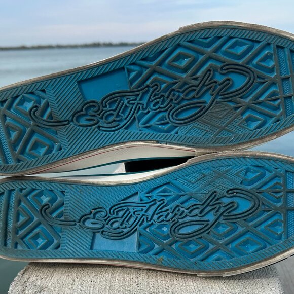 Ed Hardy Sneakers Men Sz 10 - Picture 8 of 9